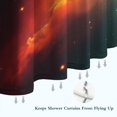 thumbnail image 6 of Colorful Starry Sky and Universe Modern Waterproof Shower Curtain Set with 12 Hooks, Washable Decorative Bathroom Shower Curtain, 6 of 6