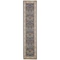 thumbnail image 1 of Unique Loom Narenj Textured Hunting Design Rug 3' x 13' Runner Navy Blue/Tan, 1 of 1