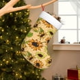 thumbnail image 2 of Cauagu Sunflowers for Christmas Stockings,1-Pack Large Xmas Stocking Holiday and Farmhouse Stocking Fit for Christmas Holiday Party Decoration(17.7*11 Inch), 2 of 7