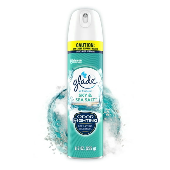 Glade Air Freshener Spray, Mothers Day Gifts, Sky and Sea Salt scent, Infused with Essential Oils, 8.3 oz