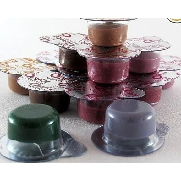 Qartz Prophy Paste 2g Cup Coarse Grit Assorted Flavors Non-Splatter Xylitol Formula 20 Pack