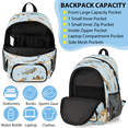 thumbnail image 5 of Herdesigns Cute Aircraft Large Backpack Set with Lunch Box Lightweight Water Resistant Travel Laptop Backpacks Casual Daypacks for Women Men, 5 of 8