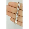 thumbnail image 3 of Tennis Bracelet Women's 4 Ct Round Cut White Moissanite 925 Sterling Silver, 3 of 3