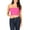 FUCHSIA, variant on Women Casual Regular Fit Ribbed Strapless Tube Top Crop Tank Top Shirt