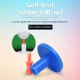 38mm Reusable Golf Ball Tee Special Opening Design Corrosionresistant