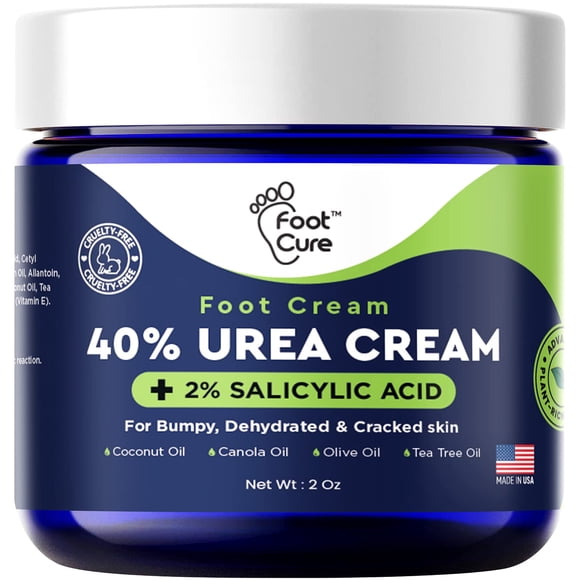 Crema para pies FOOT CURE, aceite de árbol de té, 60 ml, hidratante