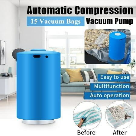 Mini Automatic Compression Vacuum Sealer Electric Air Pump Foodsaver Storage