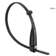 thumbnail image 3 of Bicycle Lock Portable Cable Tie Combination Lock Adjustable Lock Cable Orange, 3 of 10