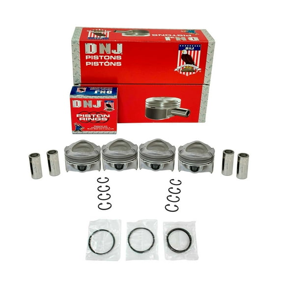 DNJ PRK4312 Piston and Ring Kit Fits Cars & Trucks 2014-2020 Escape Fusion 1.5L L4 16V DOHC 1499cc