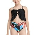 thumbnail image 4 of FRSASU Mother and Daughter Print Two Piece Swimsuit Matching Swimsuit Clothing, 4 of 9