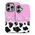 thumbnail image 2 of DesignSkinz Scratch-Resistant Hard Slim Case Compatible with iPhone 13 Pro Max (Compatible with MagSafe) - Modern Cowhide Chic V11, 2 of 9