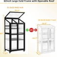 thumbnail image 5 of Polycarbonate panel and wood combination - Openable roof for ventilation - Balcony use - Safe with anti - tipping strap, 5 of 6