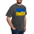 thumbnail image 4 of CafePress - National Flag Of ??????? / Ukraine High Qu T Shirt - Mens Comfort Colors Shirt, 4 of 5