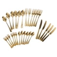 thumbnail image 4 of Stainless Steel Spoons And Forks Set, Rust Proof 30 Piece Dinnerware Set Dishwasher Safe Shiny Appearance Sturdy  For Gifting, 4 of 8