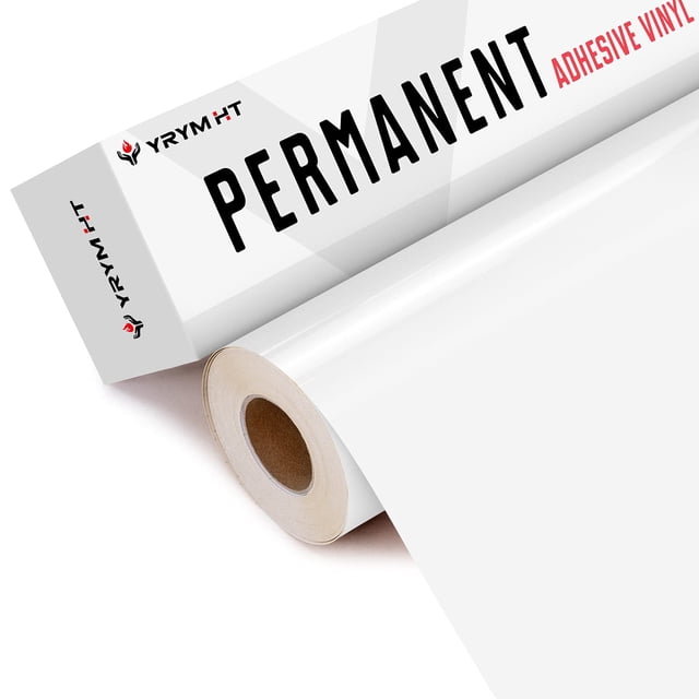 Rollo de vinilo YRYM HT de 30 cm x 15 m, color blanco brillante