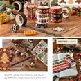 thumbnail image 3 of 6-Roll Christmas Washi Tape Set with Festive Patterns for Holiday Crafts and Gift Wrapping, 3 of 7