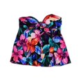 thumbnail image 1 of Tankini Sin tirantes Tropical Caribbean Joe para Mujer Negro 10, 1 of 2
