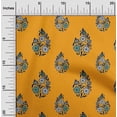 thumbnail image 1 of oneOone Viscose Chiffon Fabric Leaves & Floral Block Print Fabric By The Yard 42 Inch Wide, 1 of 4