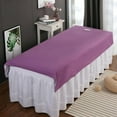 thumbnail image 3 of tredstone Housse de Table de Lit de Massage Professionnelle Imperméable Anti-Huile Draps de Spa Violet, 3 of 8