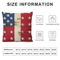 thumbnail image 5 of SHANXI American Flag Decorative Throw Pillow Cover for Sofa 24x24in, 5 of 5