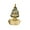 E, variant on Rotating Ceramic Christmas Tree - 3.15 Inch Elegant Desktop Decoration with Mesmerizing Motion, Festive Holiday Decor for Home, Mantle, Office and Party Table Centerpiece(A)