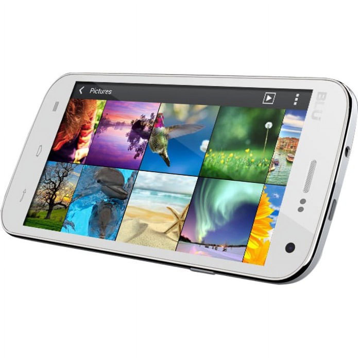 BLU Studio 5.0 II D532U 4 GB Smartphone, 5" LCD 480 x 854, Dual-core (2 Core) 1.30 GHz, 512 MB RAM, Android 4.2 Jelly Bean, 4G, White - image 3 of 4
