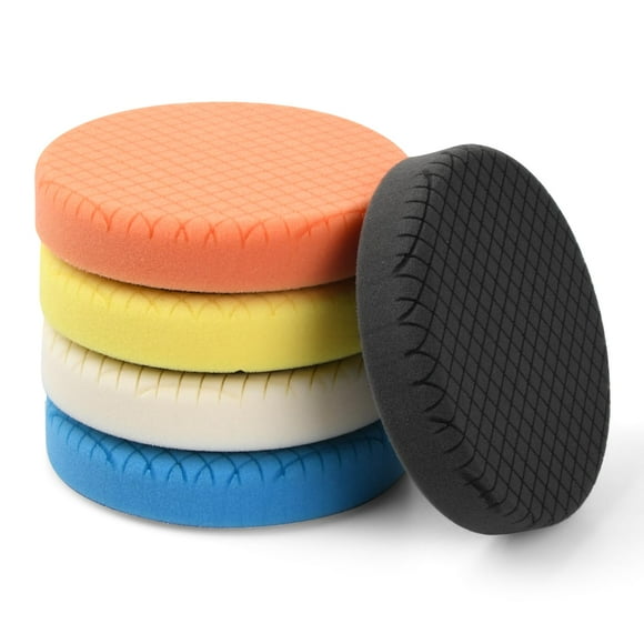 Pieces Polishing Pad 130mm, Polishing Pads Buffing Pad, Screwdriver Polishing Pad, Car Polishing Sponge