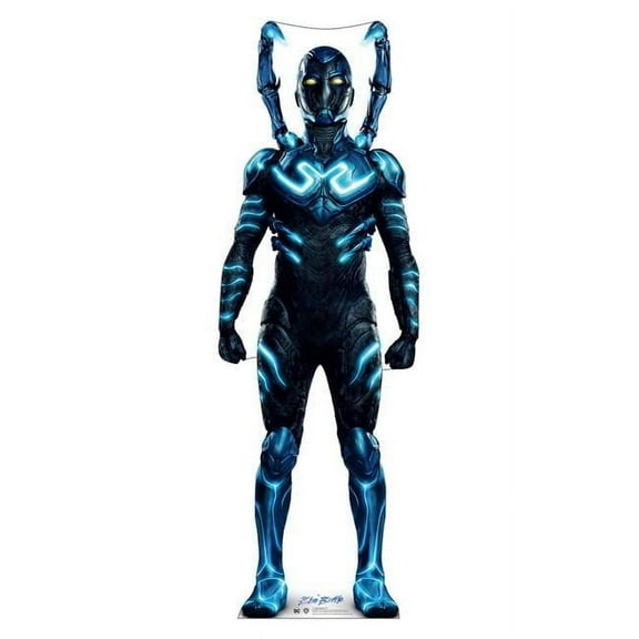 73 x 24 in. Blue Beetle Life-Size Cardboard Cutout
