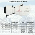 thumbnail image 3 of Gloves,Pro Ski Gloves With Wrist Guards Thermal Cold Weather Touchscreen Snowboard Gloves Ideal For Skiing Snowboarding, 3 of 9