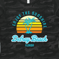 thumbnail image 4 of Inktastic Summer Enjoy the Sunshine Delray Beach Florida in Blue Women's T-Shirt, 4 of 5