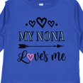 thumbnail image 4 of Inktastic My Nona Grandma Loves Me Girls Girls Long Sleeve Toddler T-Shirt, 4 of 5