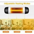 Zimtown 1500W Wall Mounted Electric Patio Heater with Remote Control