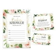 thumbnail image 1 of Inkdotpot Set Of 30Floral Baby Shower Invitations-Diaper Raffle Tickets And Baby Shower Book Request Cards Gender Neutral Invites Its A Boy Its A Girl, 1 of 8