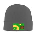 thumbnail image 2 of ZICANCN Baseball Star Knit Beanie Hat, Winter Cap Soft Warm Classic Hats for Men Women, Deep Heather, 2 of 8
