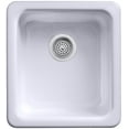 thumbnail image 3 of Kohler 6584-58 17 in. Top Undermount Single Bowl Bar Sink - Thunder Gray, 3 of 7