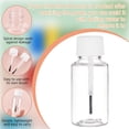 thumbnail image 4 of 20 paquetes de botellas de plástico de 20 ml (0,68 onzas líquidas) con aplicador de pincel y tapa blanca, vacías y rellenables para retoques de esmalte de uñas con pincel., 4 of 6
