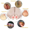 thumbnail image 6 of NOGIS Big Toe Caps 10 Pieces - Breathable Gel Toe Protector, Great to Cushion Toe and Provides Pain Relief from Corns, Blisters, Missing or Ingrown Toenails for Woman and Man (Beige), 6 of 6