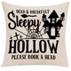 thumbnail image 2 of 4 Piezas Funda De Almohada De Halloween, Funda De Almohada, Funda De Almohada De Lino De Halloween Feliz Halloween Funda De Cojín para Sofá Cama Decoración A (17., 2 of 3