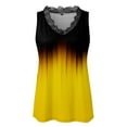 thumbnail image 2 of Aayomet Women Tank Tops Womens V Neck Tank Tops Sleeveless Henley Shirts Button Up Ribbed Long Tunic Tees,Yellow XL, 2 of 4