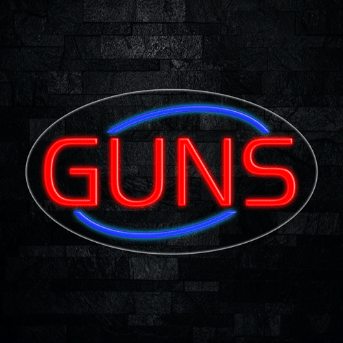 Guns LED Neon Sign 28