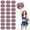 Black+Pink, variant on Cheer Pom Poms 22 Pcs with Handle, Cheerleading Handheld Squad Pompoms for Sports Team Cheer Spirit Games Dance Party Adults