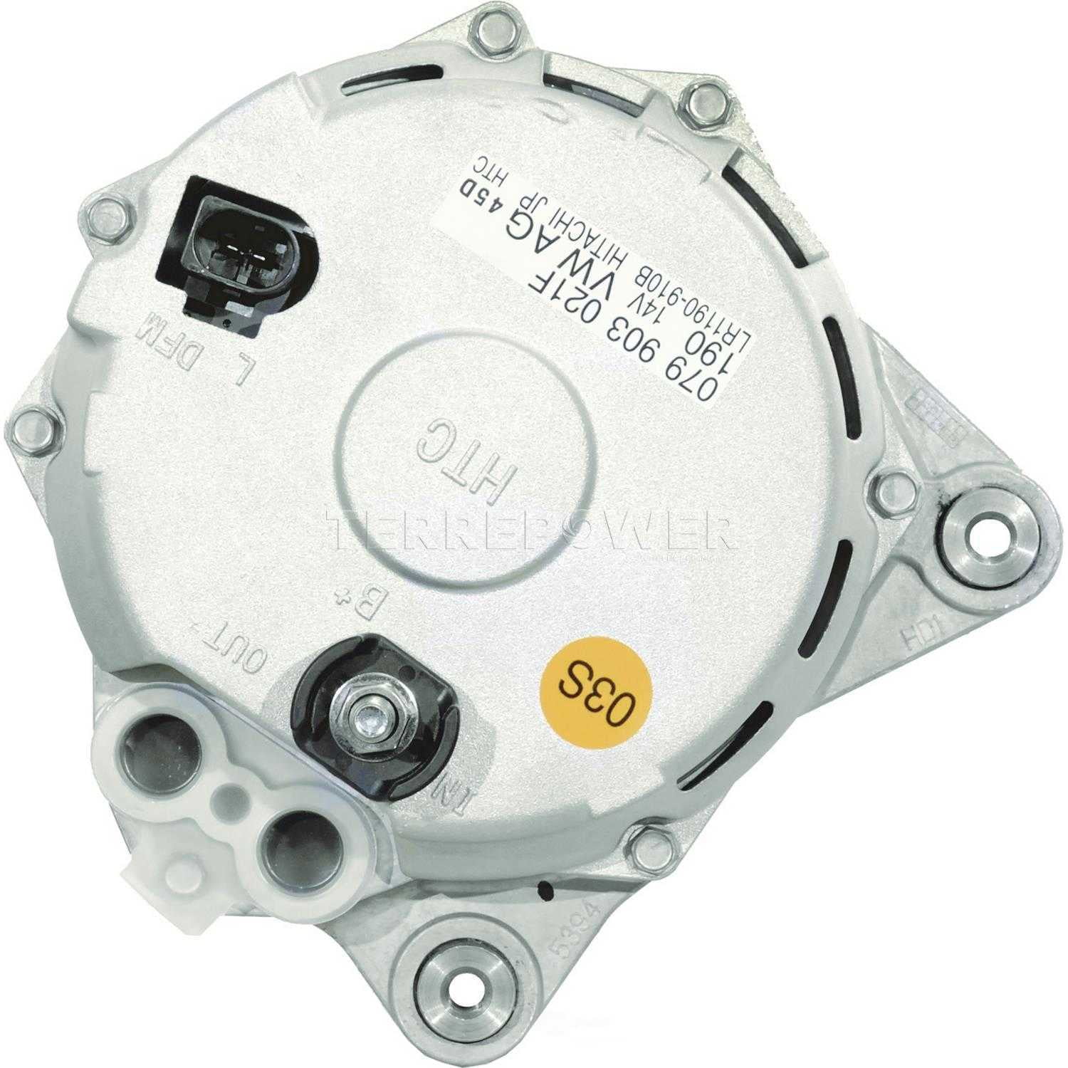 TERREPOWER formerly BBB Industries 11318 Reman Alternator