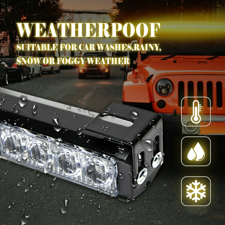 32w Emergency Hazard Warning Strobe Roof Top LED Light Bar