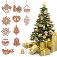 thumbnail image 1 of 11Pcs Cartoon Animal Snowflake Biscuits Hanging Christmas Tree Ornament Hand Made Decorations Fashion Accessories, 1 of 1
