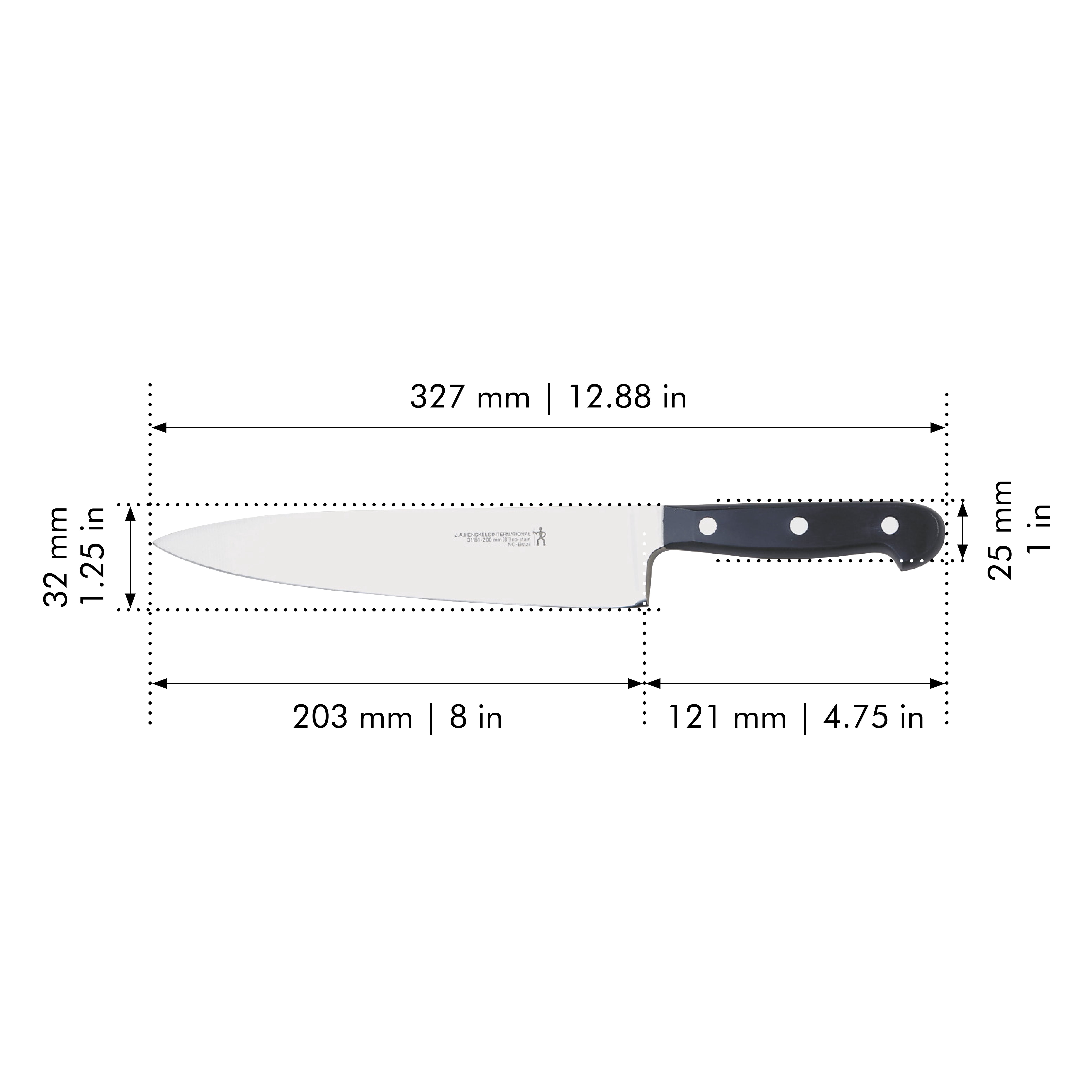 HENCKELS J.A. International Steakmesser-Set 8-teilig – 11,4 Cm, Mikrogezahnt, Rostfreier Edelstahl, Spülmaschinenfest