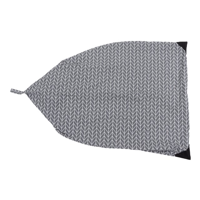 Bolsa de frijol para almacenamiento de animales, funda de lona triangular, bolsa de frijol rellena, silla sin relleno para el hogar, trigo gris