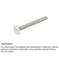 thumbnail image 5 of Square Head Bolt, 10 Pack M6x45mm 304 Stainless Steel Grade C Square Screws, 5 of 5