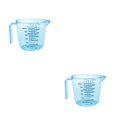 thumbnail image 3 of Monstrate 150/300/600ml Plastic Measuring Cups Tableware Baking Container Handle Accessories with Cooking Measure Tool Jug 127x105mm 2Conjunto, 3 of 6