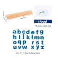 thumbnail image 3 of Jindong Wooden Alphabet Puzzle 3D Letters Sorting Board Matching Game Kids Preschool Early Educational Learning Toy for Children, 3 of 9