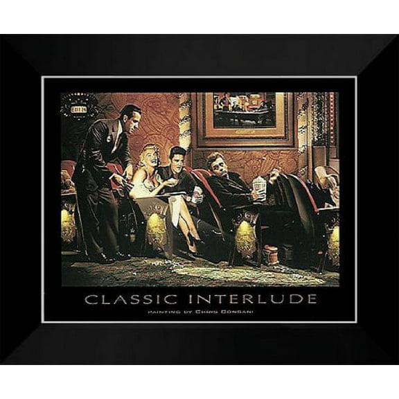 Chris Consani Framed Art Print 18x15 "Classic Interlude"